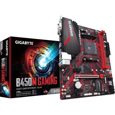 Материнская плата Gigabyte B450M GAMING